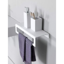 Plexiglass towel shelf...