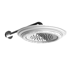 Rounded shower heads